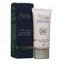 کرم ضد آفتاب با پوشش کرم پودری مدیسان انواع پوست +SPF 40